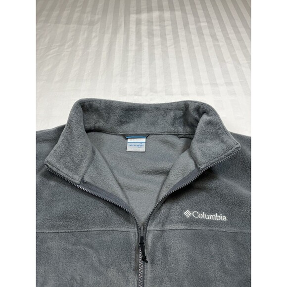Columbia Mens Size XXL Gray Timberline Interchange Fleece Coat Jacket Only - Picture 4 of 10